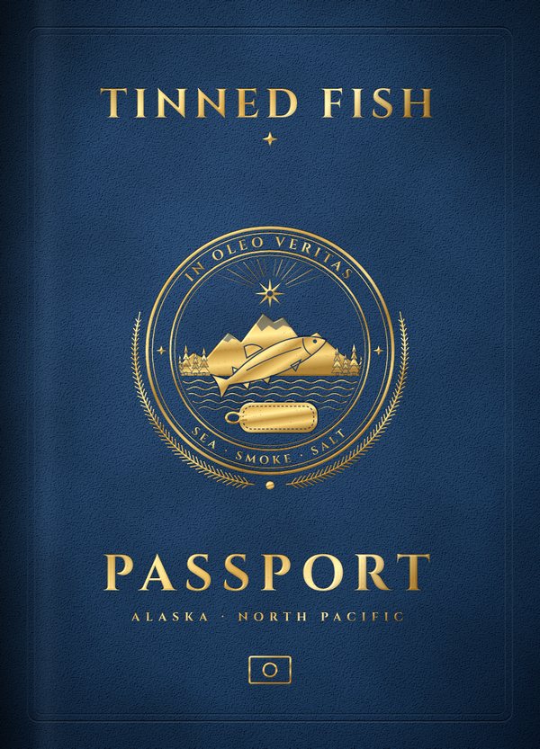 Tinned Fish Passport — cover